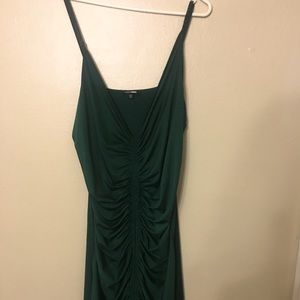 Emerald green dress